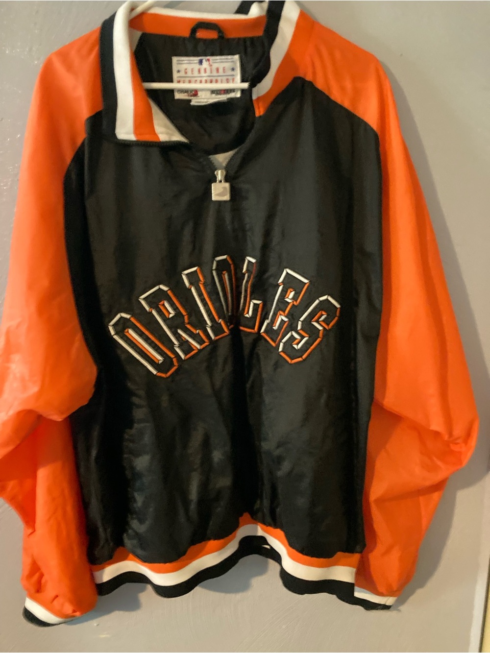 Genuine Merchandise Black and White Zip-Front Jacket
